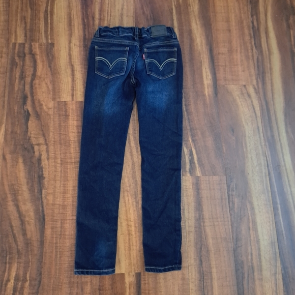 Levi's Dark Blue Jeans One Button - Picture 2 of 3